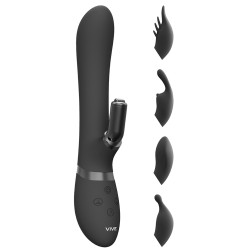 VIVE Vibro Rabbit Chou 23 x 3.5cm Noir
